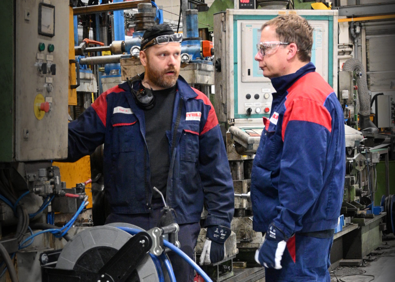 Topi Karppinen on the left and Sami Packalén on the right